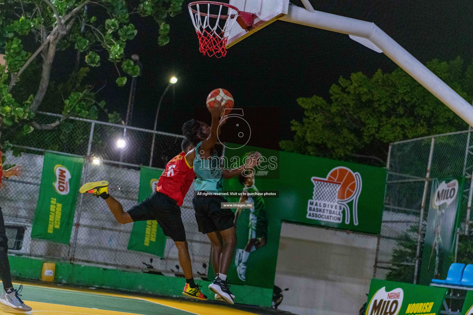 Finals of Weekend League 2021 was held on Monday, 6th December 2021, at Ekuveni Outdoor Basketball court Photos: Ismail Thoriq / images.mv