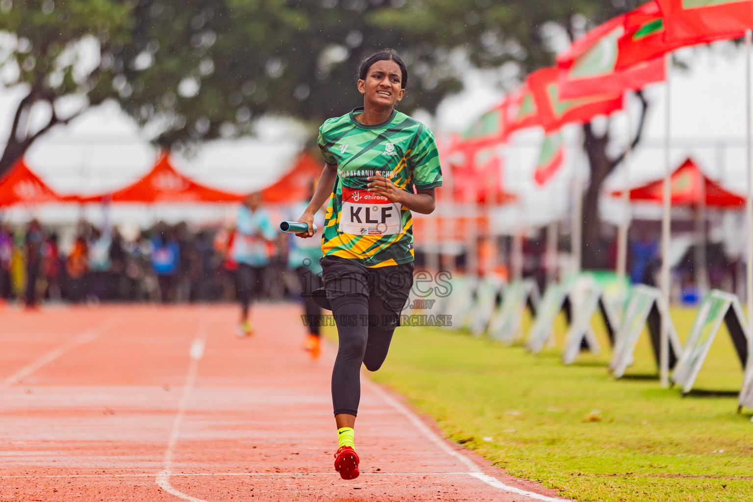 Day 6 of Inter-school Athletics Championship 2025 held in Ekuveni Synthetic Track, Male', Maldives on Sunday, 12th October 2025. Photos by: Areef Adam / Images.mv