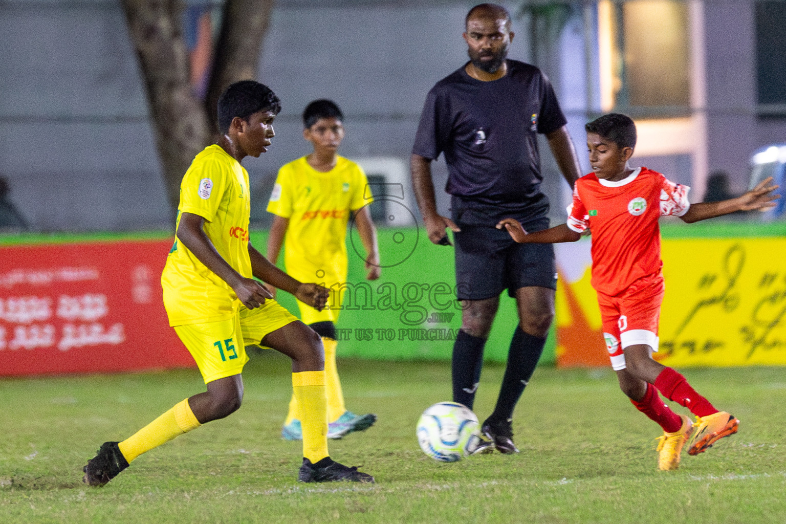 Maziya vs Hurriya (U12) in Day 4 of Dhivehi Youth League 2024 held at Henveiru Stadium on Thursday, 28th November 2024. Photos: Shuu Abdul Sattar/ Images.mv