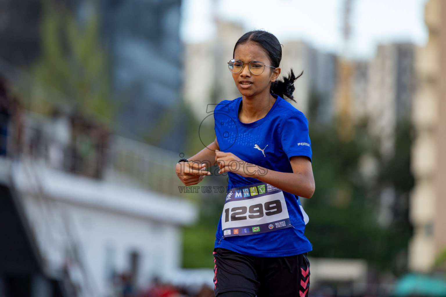 Day 2 of MWSC Interschool Athletics Championships 2024 held in Hulhumale Running Track, Hulhumale, Maldives on Sunday, 10th November 2024. 
Photos by: Hassan Simah / Images.mv