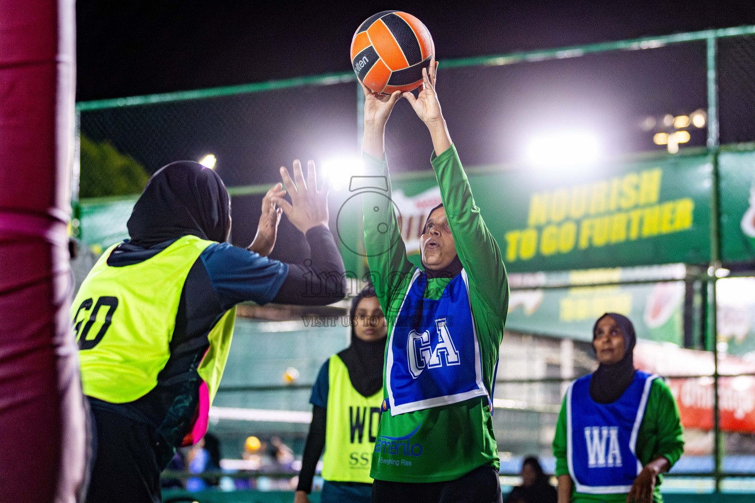 Day 1 of 23rd Netball Association Championship was held in Ekuveni Netball Court at Male', Maldives on Thursday, 27th April 2024. Photos: Nausham Waheed / images.mv