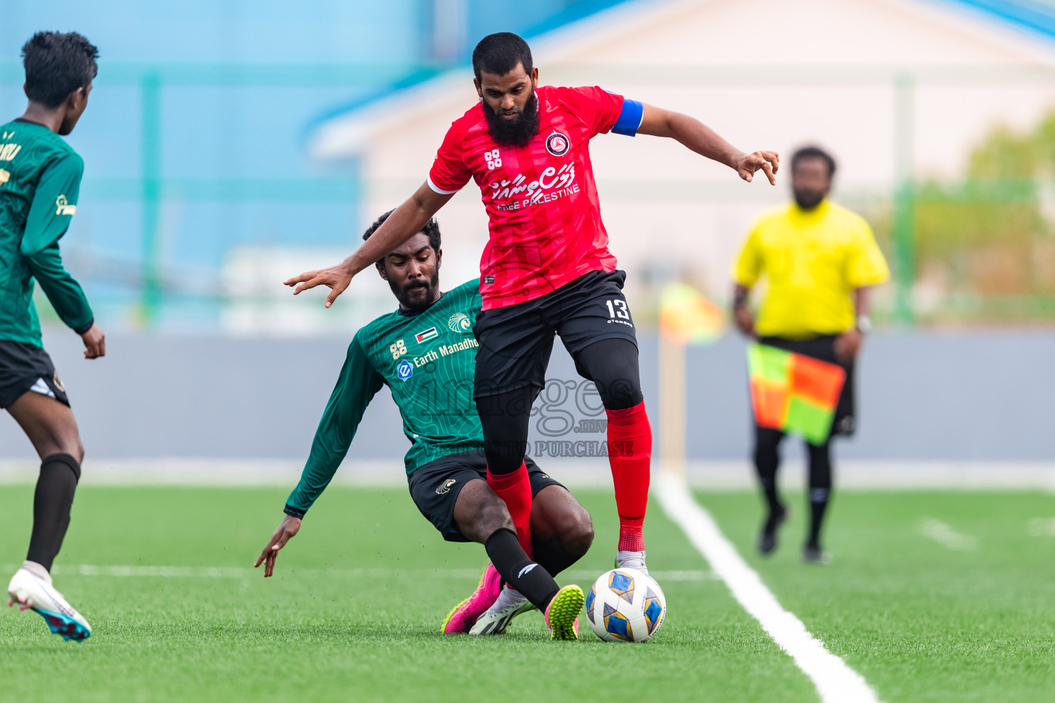 Baburu SC vs Furious SC from Manadhoo Council Cup 2024 in N Manadhoo Maldives on Saturday, 17th February 2023. Photos: Nausham Waheed / images.mv