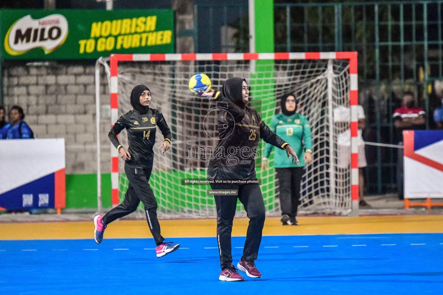 Day 16 of Milo 6th Inter Office Handball Tournament 2022 - Photos by Nausham Waheed