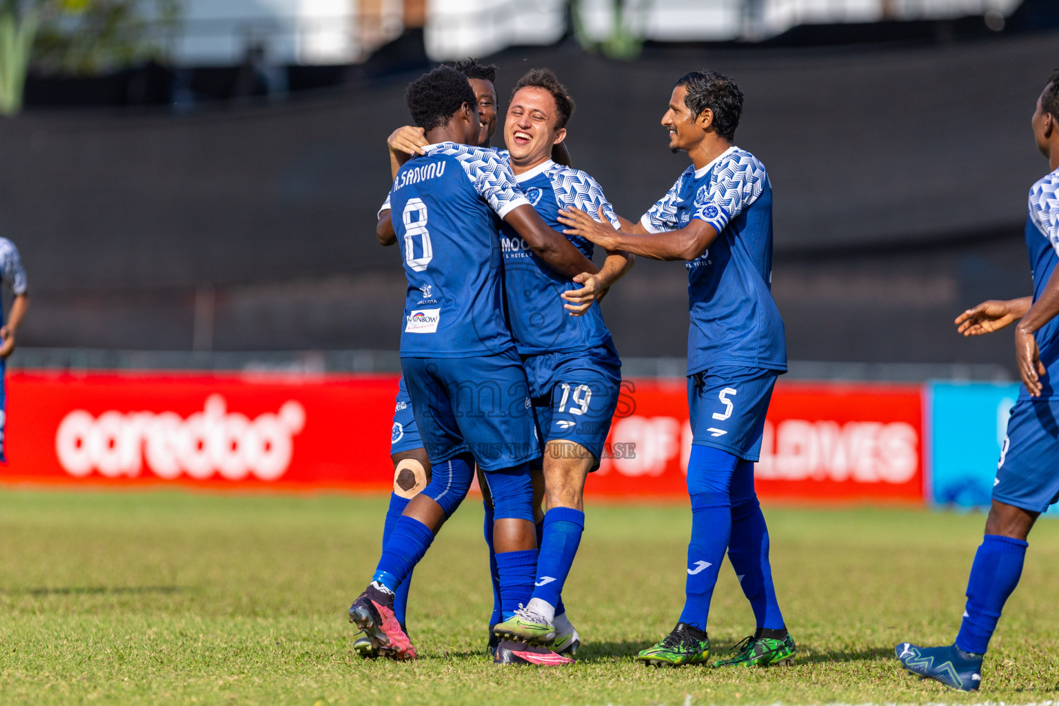 New Radiant SC vs Club PK in the Quarter Final of Second Division 2023 in Male' Maldives on Tuesday, 6th February 2023. Photos: Nausham Waheed / images.mv