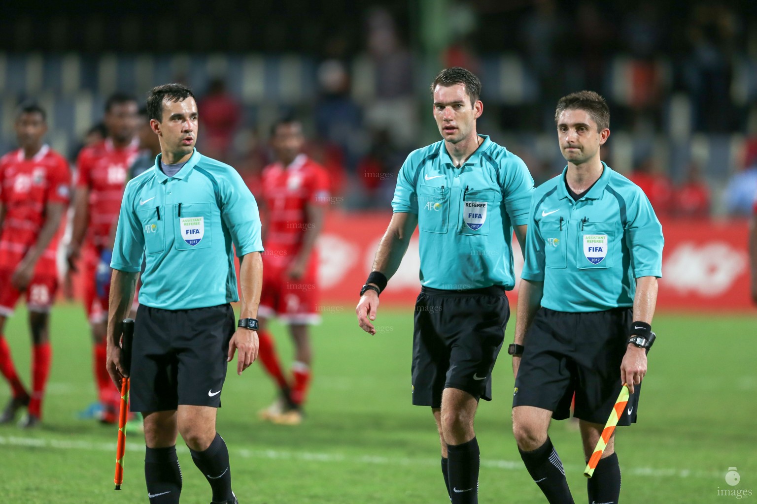 Asian Cup Qualifier between Maldives and Oman in National Stadium, on 10 October 2017 Male' Maldives. ( Images.mv Photo: Abdulla Abeedh )