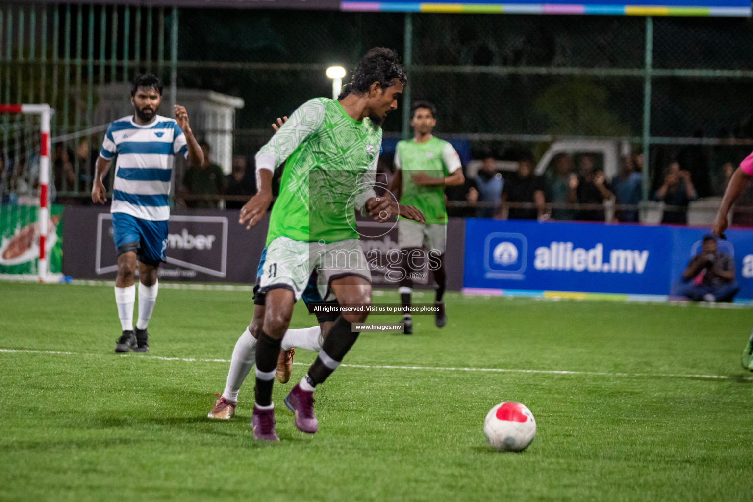 Club AVSEC vs TEAM DJA in Club Maldives Cup 2022 was held in Hulhumale', Maldives on Sunday, 9th October 2022. Photos: Hassan Simah / images.mv