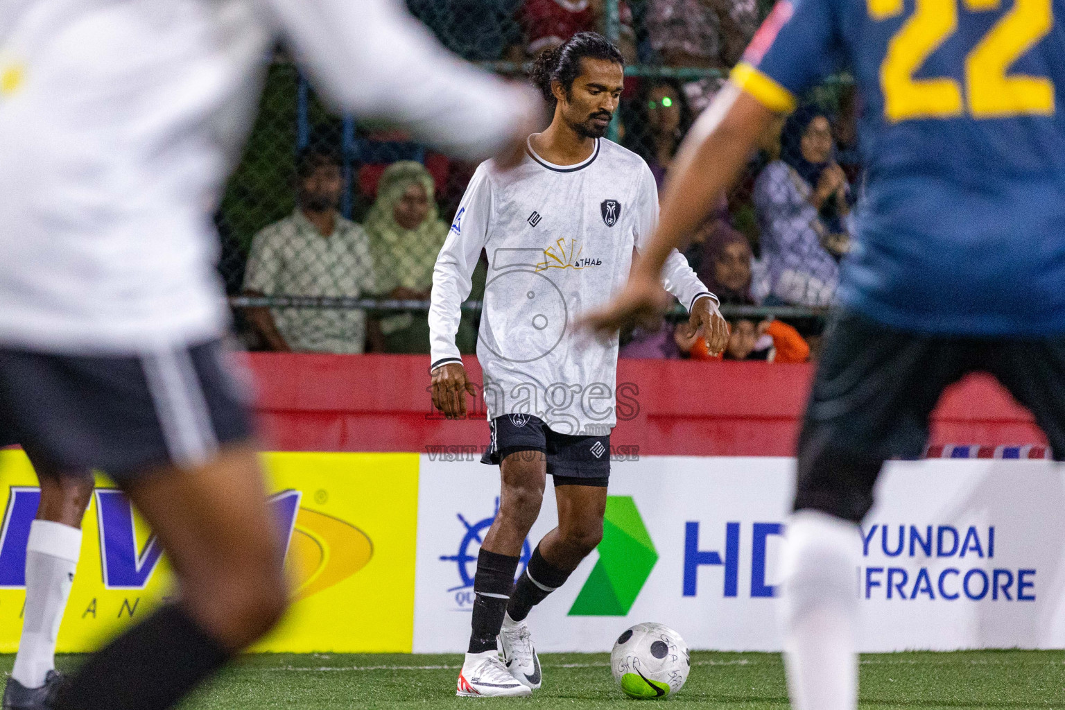 N Velidhoo vs N Miladhoo in Day 3 of Golden Futsal Challenge 2024 was held on Wednesday, 17th January 2024, in Hulhumale', Maldives
Photos: Ismail Thoriq / images.mv