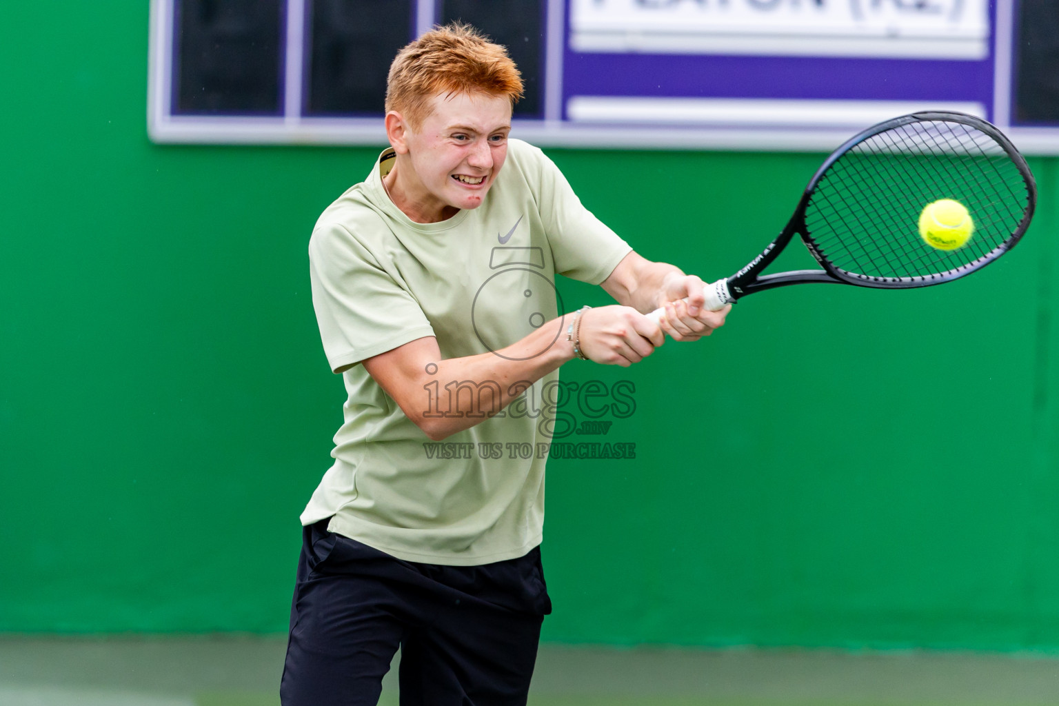 Day 6 of ATF Maldives Junior Open Tennis was held in Male' Tennis Court, Male', Maldives on Tuesday, 17th December 2024. Photos: Nausham Waheed/ images.mv