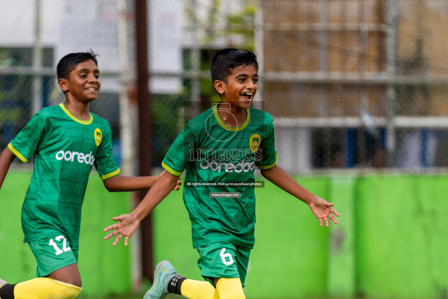 Day 1 of MILO Academy Championship 2023 (U12) was held in Henveiru Football Grounds, Male', Maldives, on Friday, 18th August 2023. Photos: Mohamed Mahfooz Moosa / images.mv