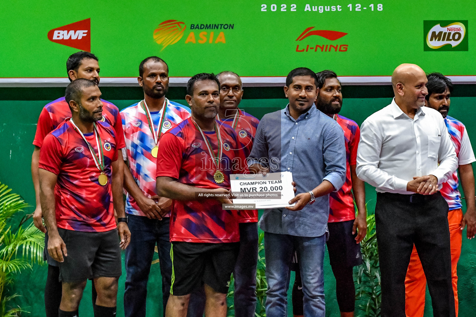 Final of 6th Office Company Badmintion Championship held in Male', Maldives Photos: Nausham Waheed / Images.mv