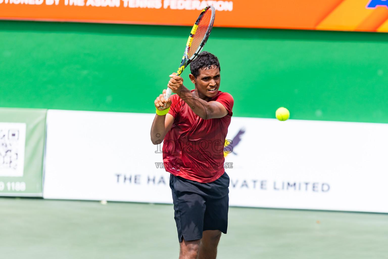 Day 5 of ATF Maldives Junior Open Tennis was held in Male' Tennis Court, Male', Maldives on Monday, 16th December 2024. Photos: Nausham Waheed/ images.mv