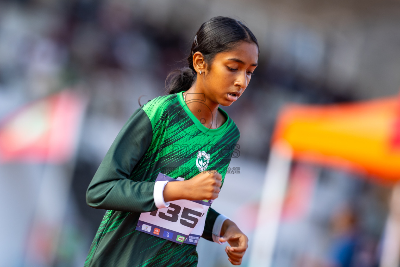 Day 2 of MWSC Interschool Athletics Championships 2024 held in Hulhumale Running Track, Hulhumale, Maldives on Sunday, 10th November 2024. Photos by: Ismail Thoriq / Images.mv