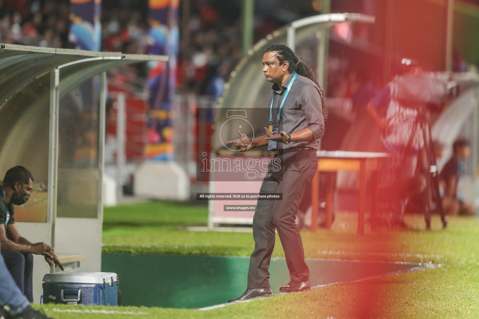 Maldives vs Nepal in SAFF Championship 2021 held on 1st October 2021 in Galolhu National Stadium, Male', Maldives