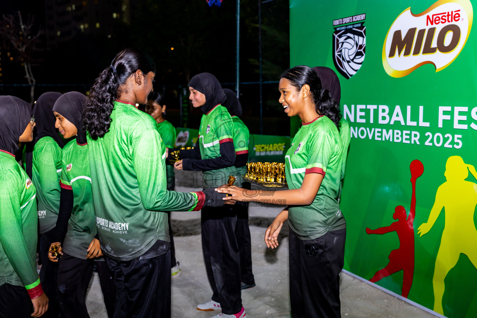 Day 2 of MILO Netball Fest 2025 was held in Cental Park, Hulhumale', Maldives on Friday, 21st November 2025. Photos: Nausham Waheed / images.mv