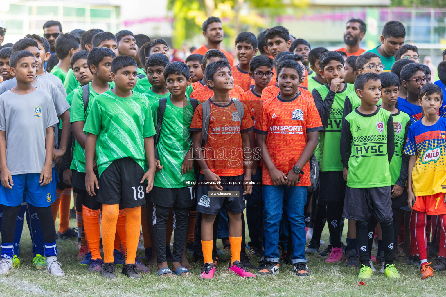 Day 2 of MILO Academy Championship 2023 (U12) was held in Henveiru Football Grounds, Male', Maldives, on Saturday, 19th August 2023. Photos: Nausham Waheedh / images.mv