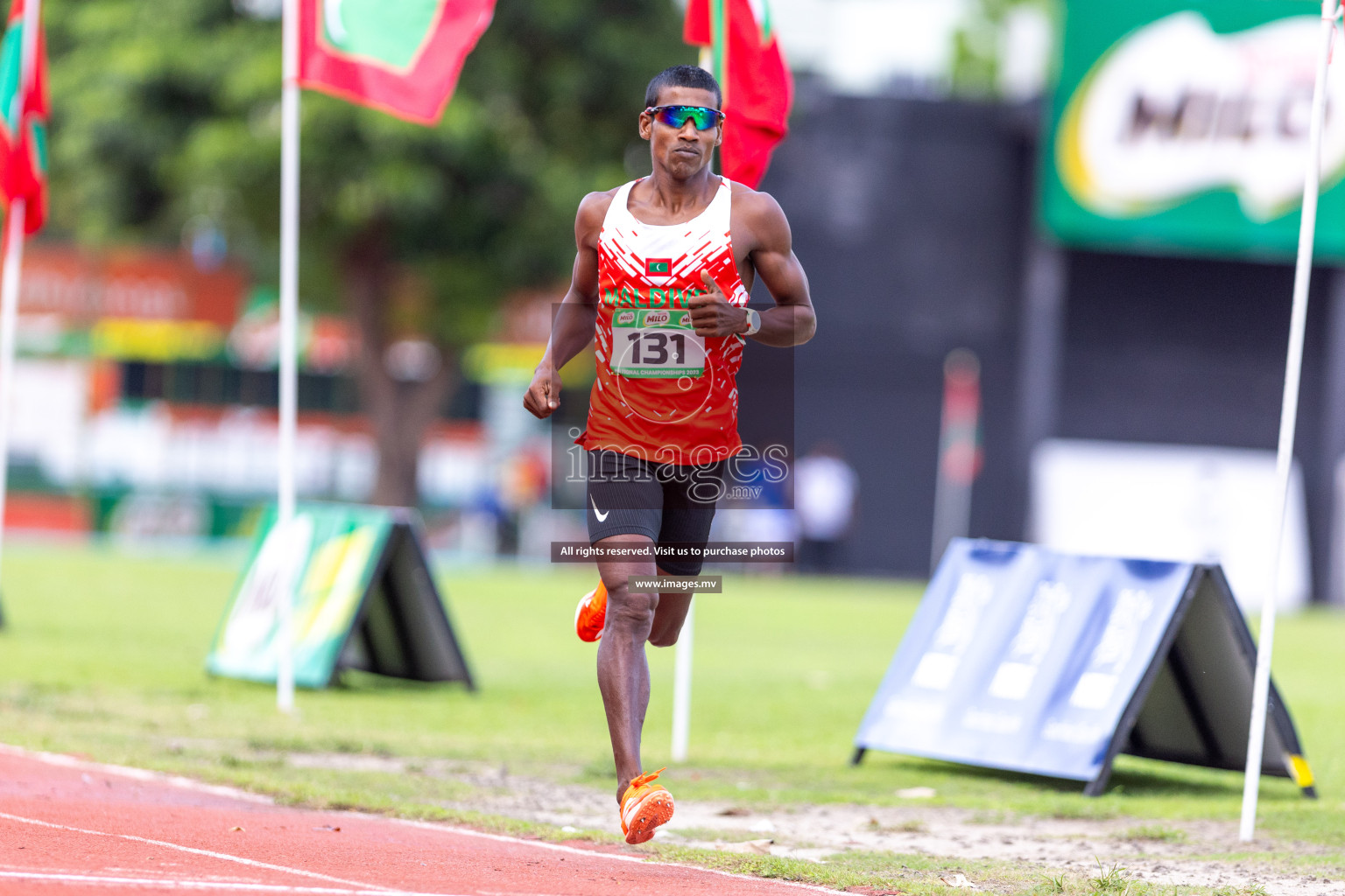 Day 2 of National Athletics Championship 2023 was held in Ekuveni Track at Male', Maldives on Friday, 24th November 2023. Photos: Nausham Waheed / images.mv