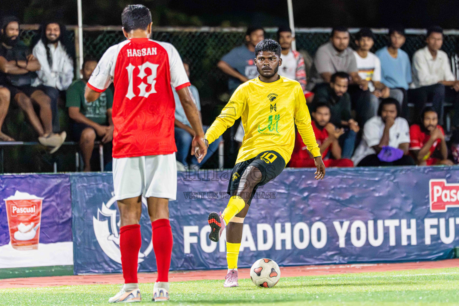 Kanmathi SC VS BEST in Day 4 - Fonadhoo Youth Futsal Challenge 2025 held in Fonadhoo Futsal Stadium, L. Fonadhoo, Maldives on Wednesday, 29th October 2025 Photos: Arif Rasheed / images.mv