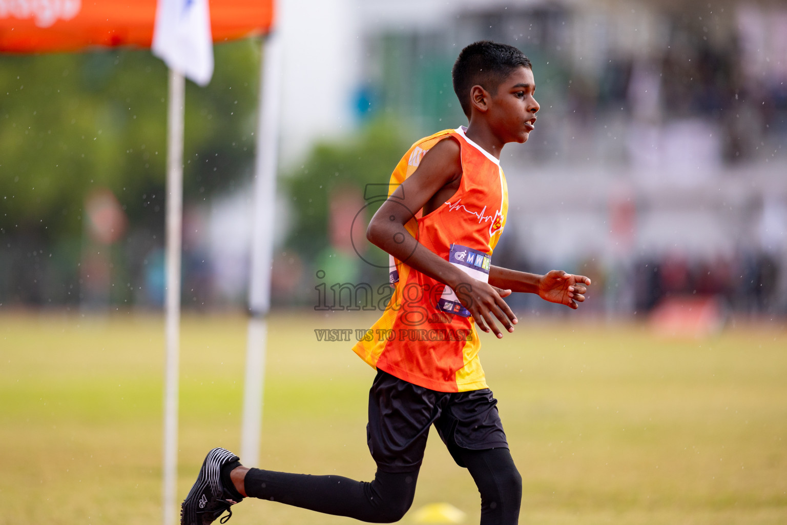 Day 3 of MWSC Interschool Athletics Championships 2024 held in Hulhumale Running Track, Hulhumale, Maldives on Monday, 11th November 2024. 
Photos by: Hassan Simah / Images.mv