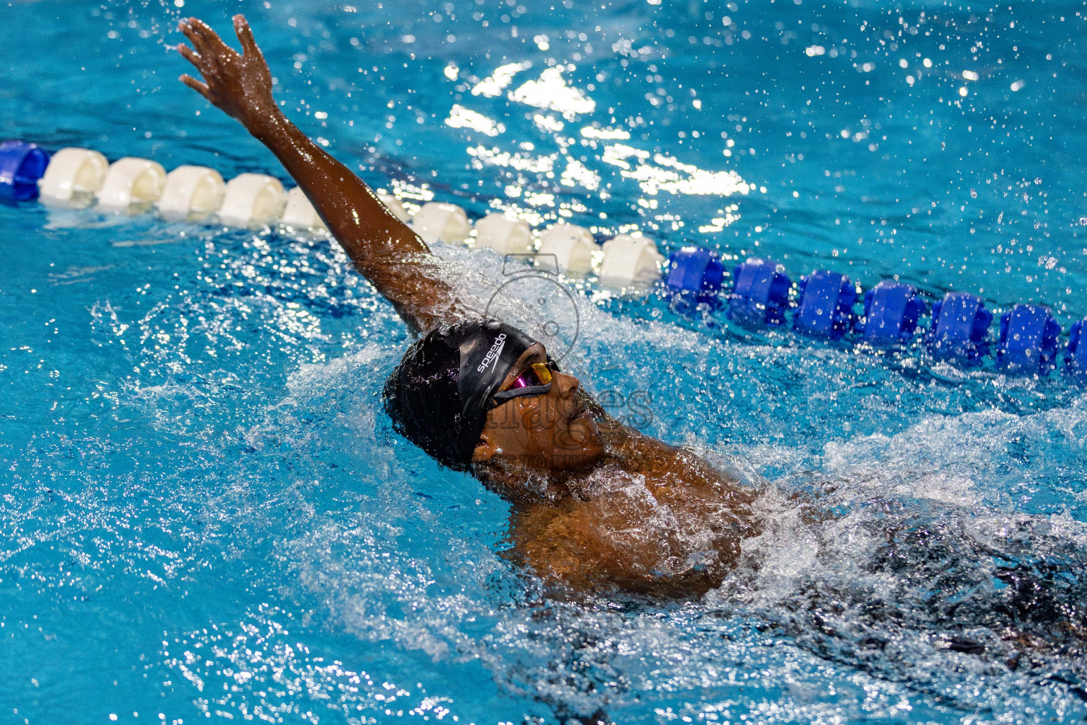 Day 2 of National Swimming Competition 2024 held in Hulhumale', Maldives on Saturday, 14th December 2024. Photos: Hassan Simah / images.mv