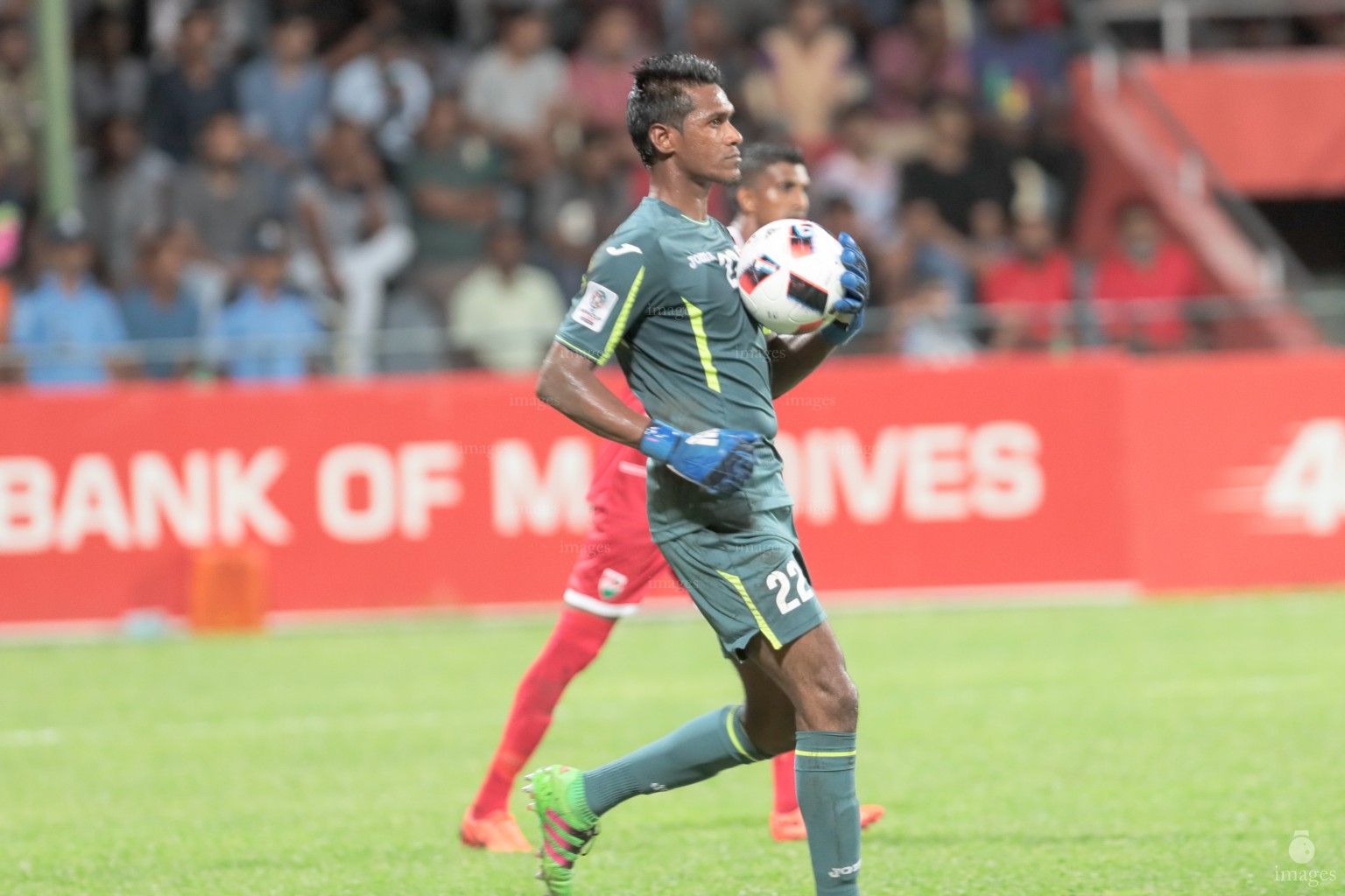 Asian Cup Qualifier between Maldives and Oman in National Stadium, on 10 October 2017 Male' Maldives. ( Images.mv Photo: Ismail Thoriq )