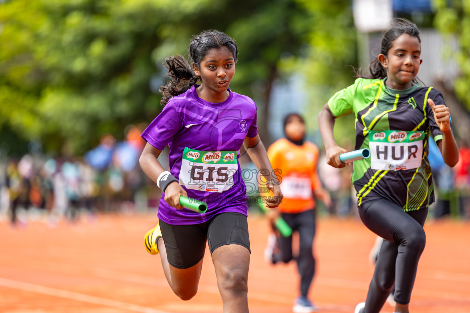 Day 6 of Inter-school Athletics Championship 2025 held in Ekuveni Synthetic Track, Male', Maldives on Sunday, 12th October 2025. Photos by: Ismail Thoriq / Images.mv