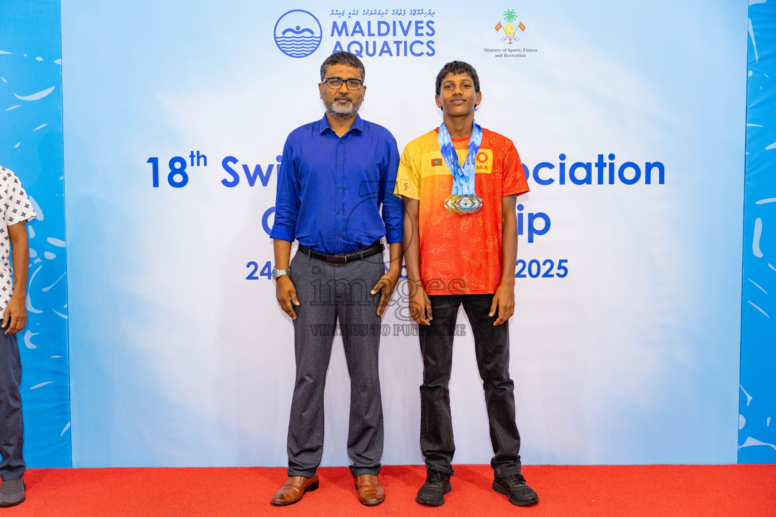 18th Swimming Association Championship 2025, Closing Ceremony was held on Saturday, 29th November 2025 at Swimming Track Hulhumale', Maldives. Photos: Areef Adam / images.mv