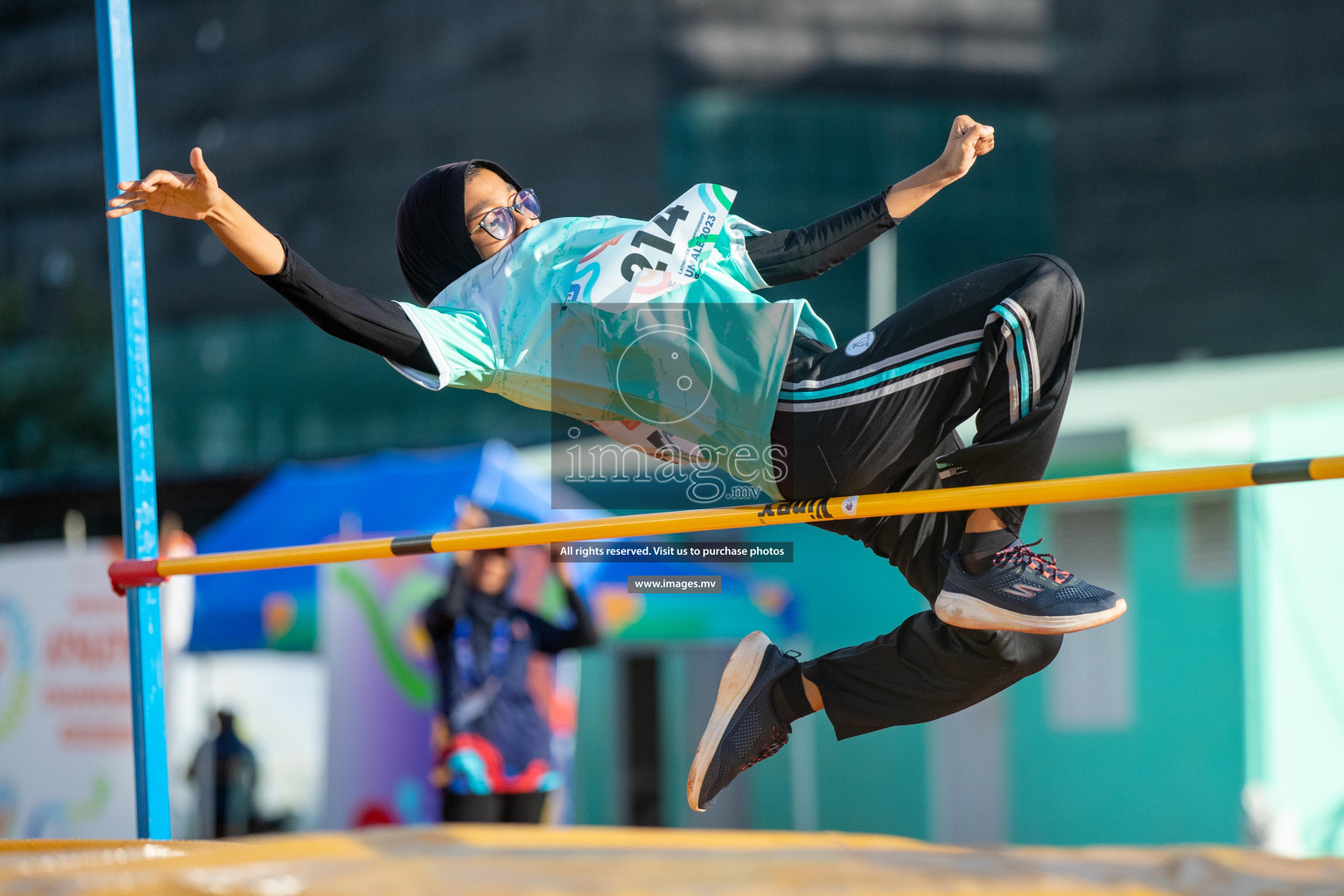 Day three of Inter School Athletics Championship 2023 was held at Hulhumale' Running Track at Hulhumale', Maldives on Tuesday, 16th May 2023. Photos: Nausham Waheed / images.mv