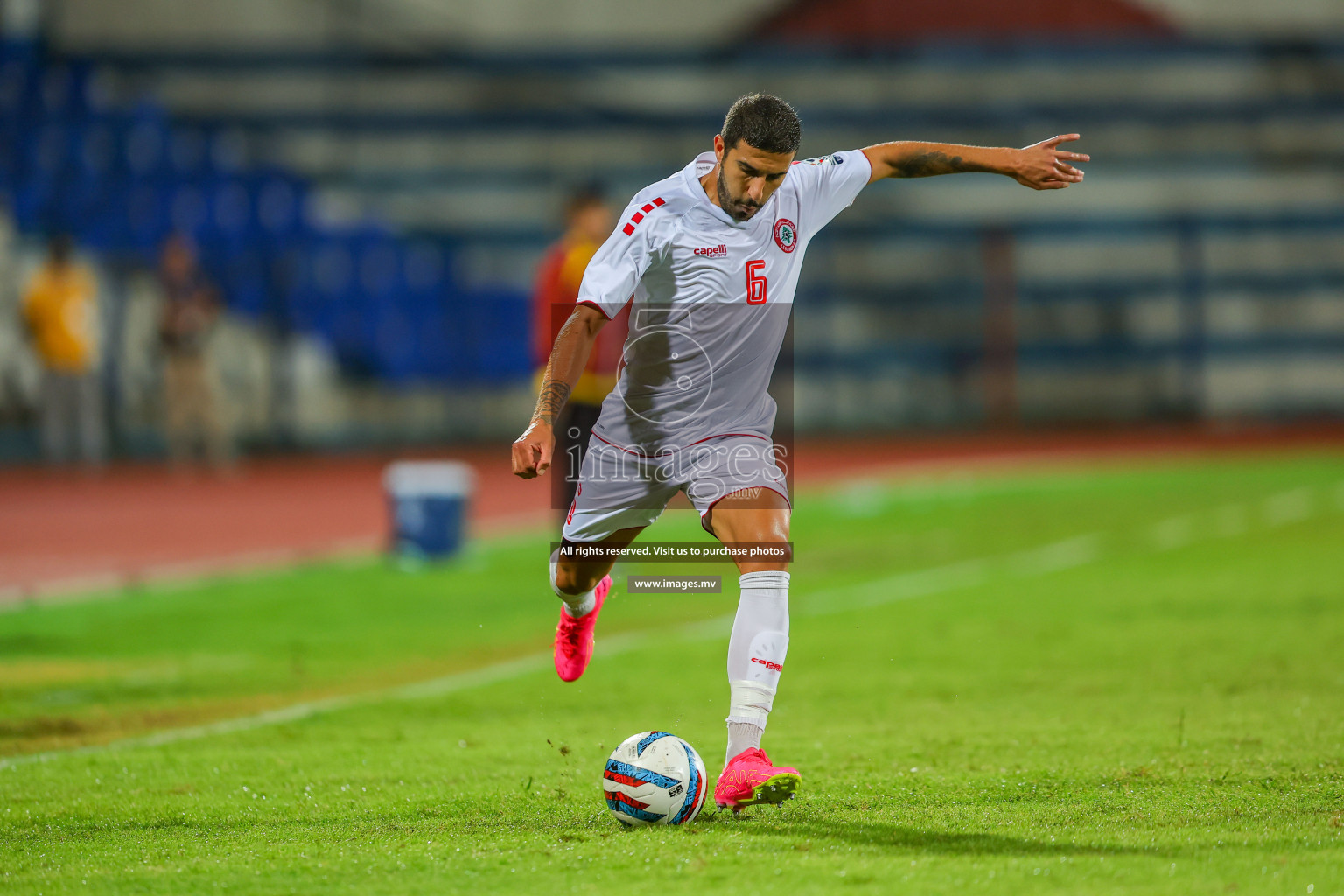 Bhutan vs Lebanon in SAFF Championship 2023 held in Sree Kanteerava Stadium, Bengaluru, India, on Sunday, 25th June 2023. Photos: Nausham Waheed, Hassan Simah / images.mv