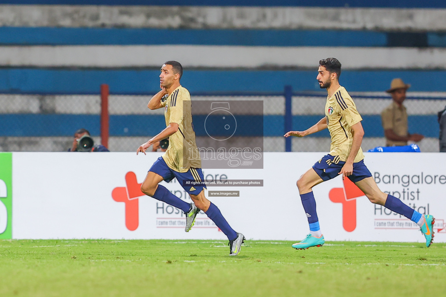 India vs Kuwait in SAFF Championship 2023 held in Sree Kanteerava Stadium, Bengaluru, India, on Tuesday, 27th June 2023. Photos: Nausham Waheed/ images.mv