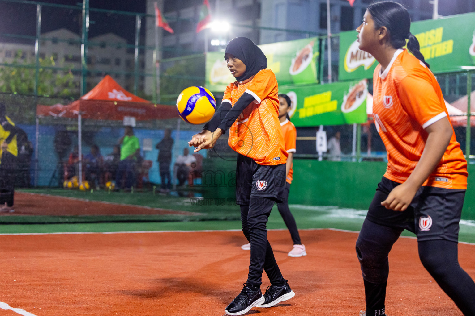 Day 2 of Interschool Volleyball Tournament 2024 was held in Ekuveni Volleyball Court at Male', Maldives on Sunday, 24th November 2024. Photos: Nausham Waheed / images.mv