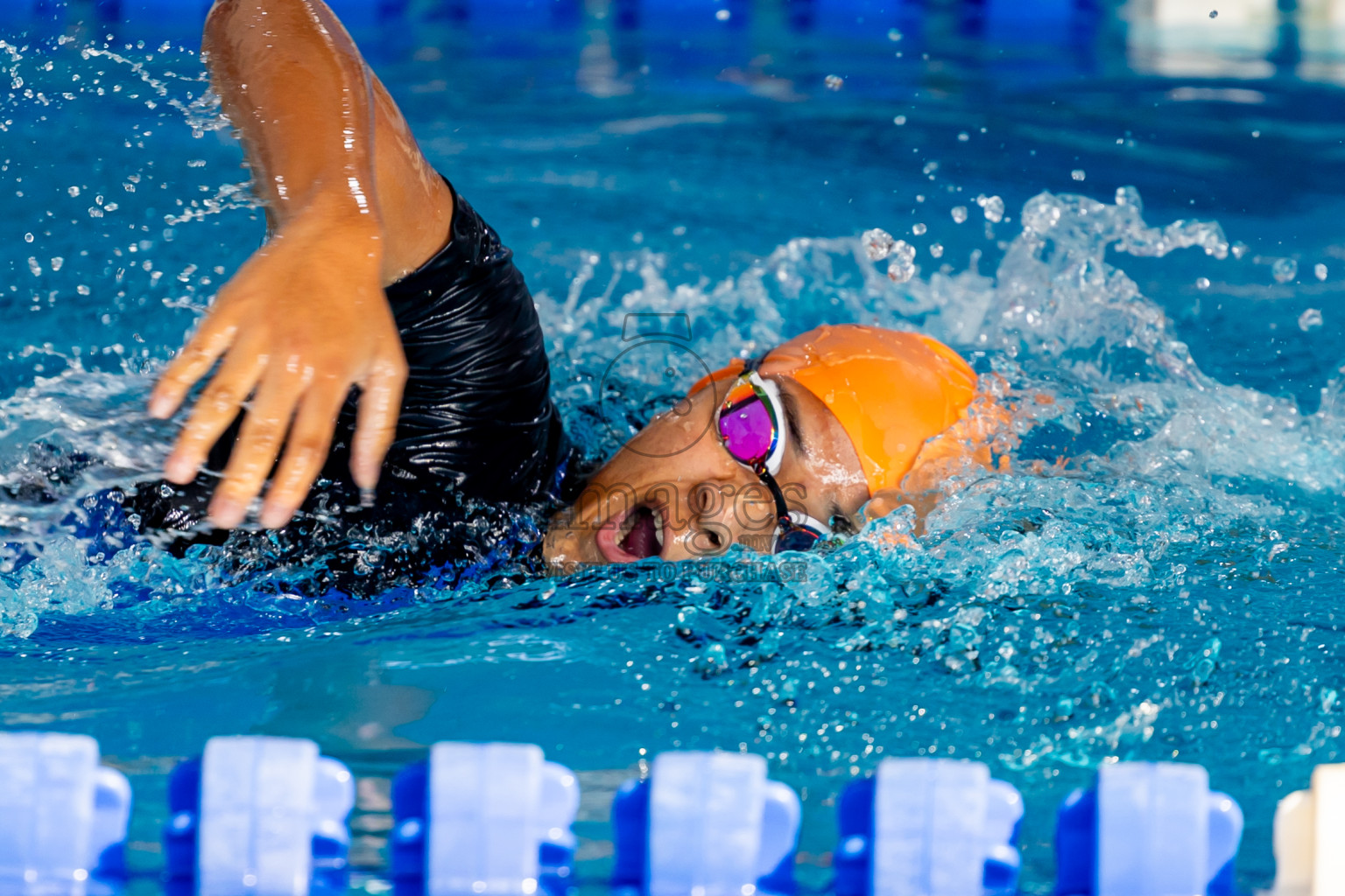 Day 1 of National Swimming Competition 2024 held in Hulhumale', Maldives on Friday, 13th December 2024. Photos: Nausham Waheed / images.mv