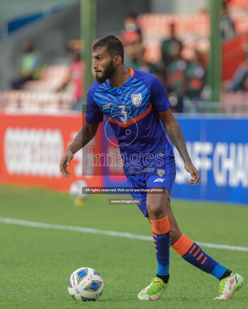 Bangladesh vs India in SAFF Championship 2021 held on 1st October 2021 in Galolhu National Stadium, Male', Maldives