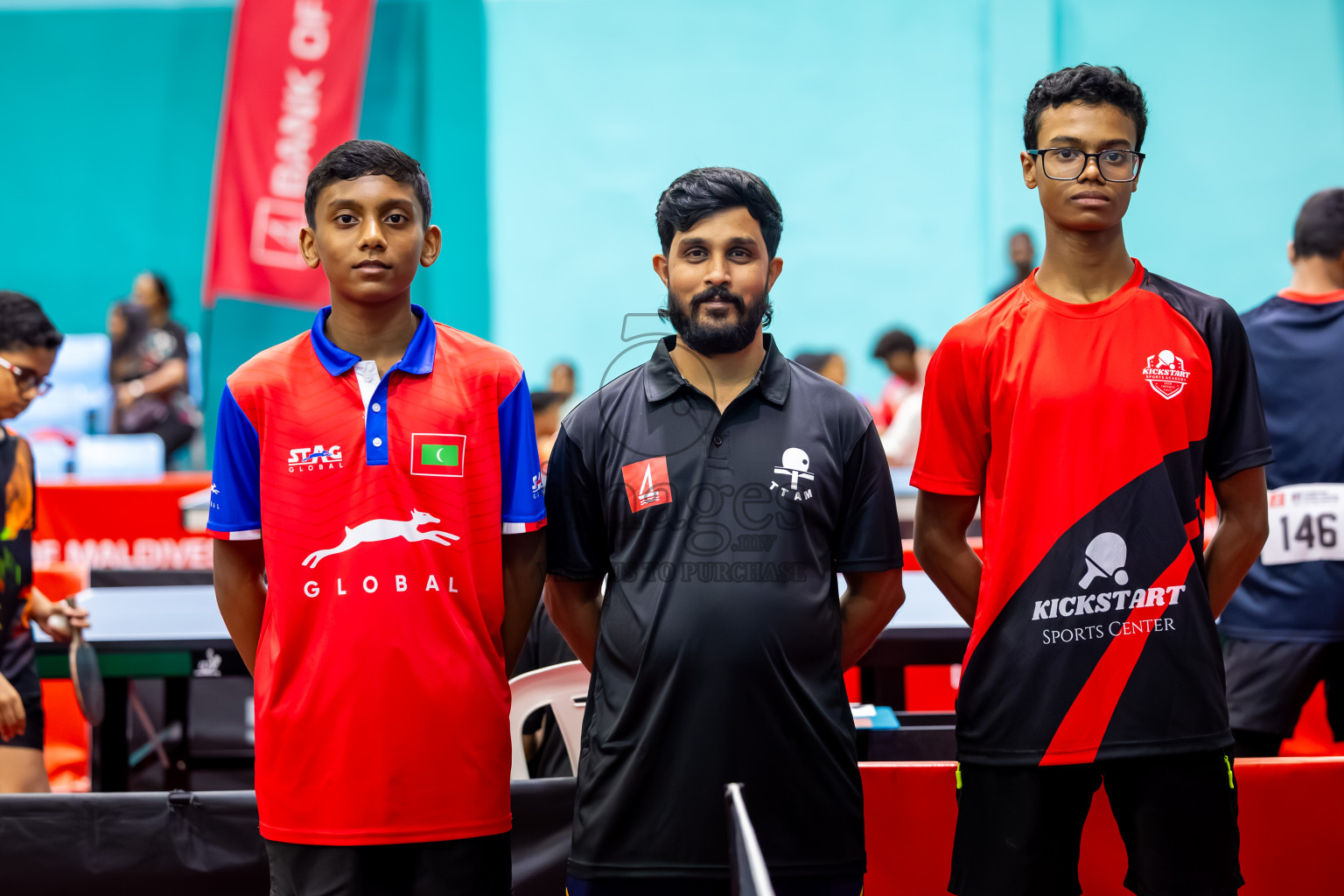 Day 3 of BML 63rd National Table Tennis Tournament 2025 was held on Wednesday, 27th August 2025 in Male' TT Hall, Male', Maldives. Photos: Nausham Waheed / images.mv