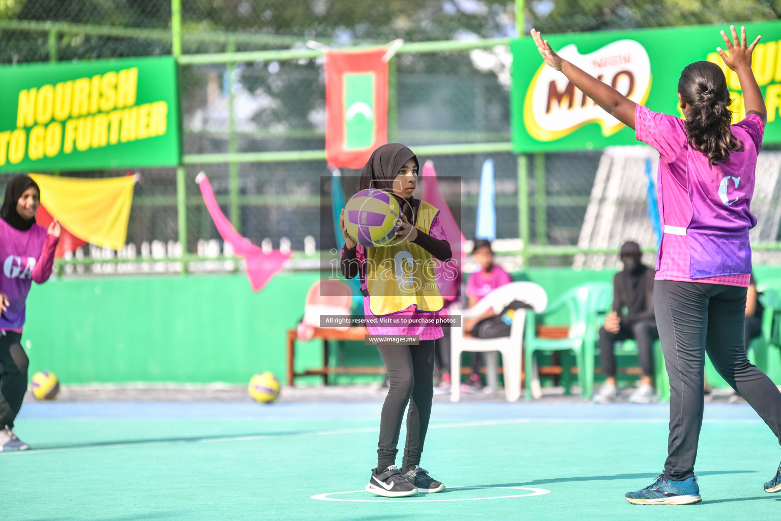 Day 7 of Junior Netball Championship 2022 on 11th March 2022 held in Male', Maldives. Photos by Nausham Waheed