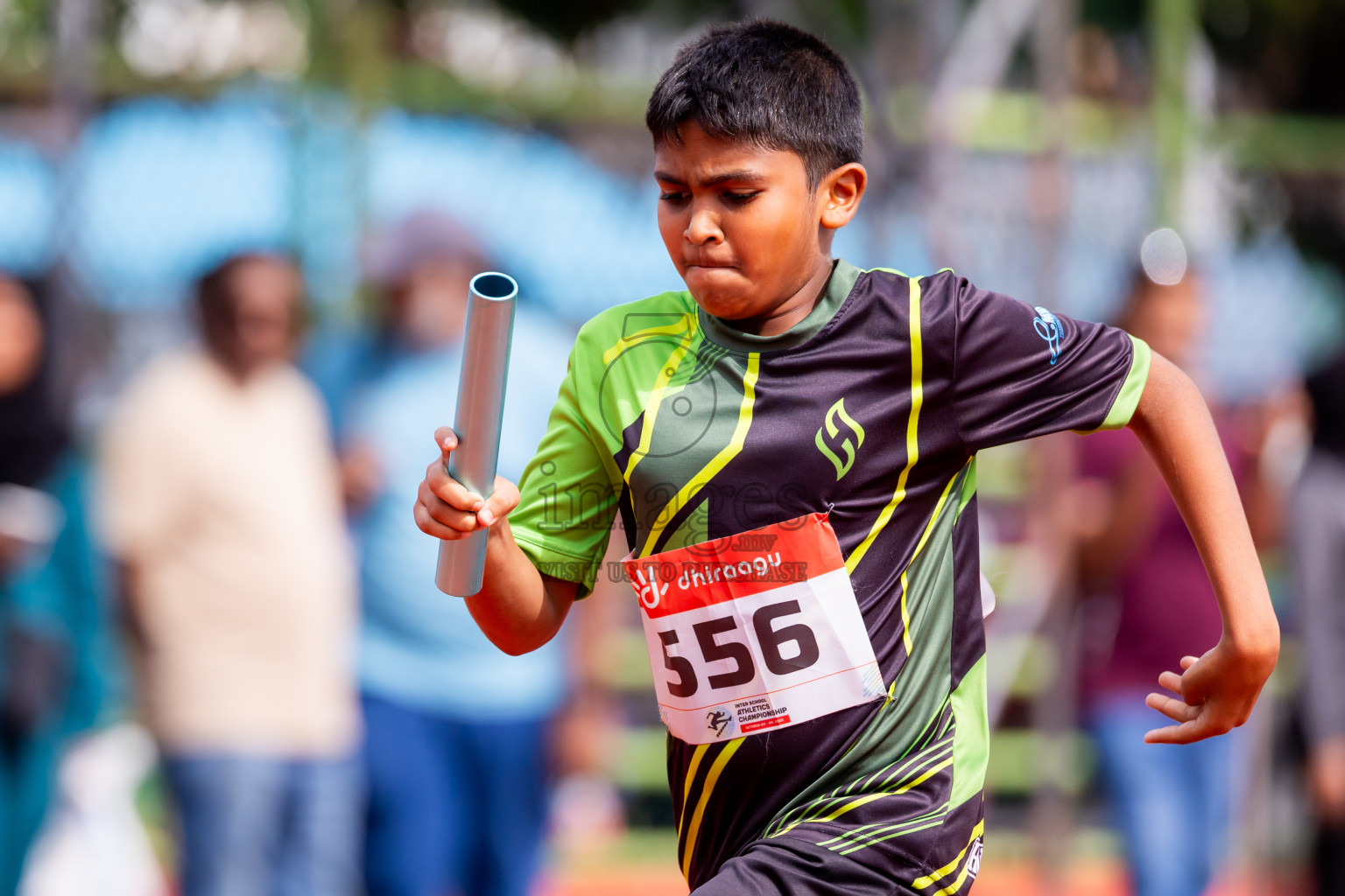Day 6 of Inter-school Athletics Championship 2025 held in Ekuveni Synthetic Track, Male', Maldives on Sunday, 12th October 2025. Photos by: Nausham Waheed / Images.mv