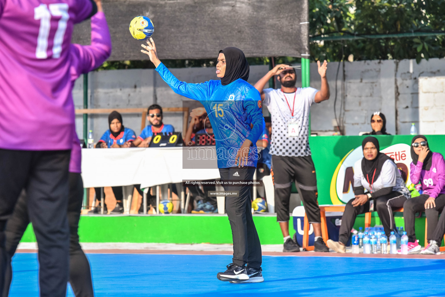 Day 5 of Milo 6th Inter Office Handball Tournament 2022 - Photos by Nausham Waheed