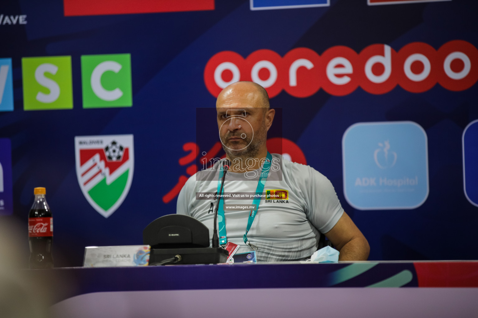 Bangladesh vs Sri Lanka in SAFF Championship 2021 held on 1st October 2021 in Galolhu National Stadium, Male', Maldives