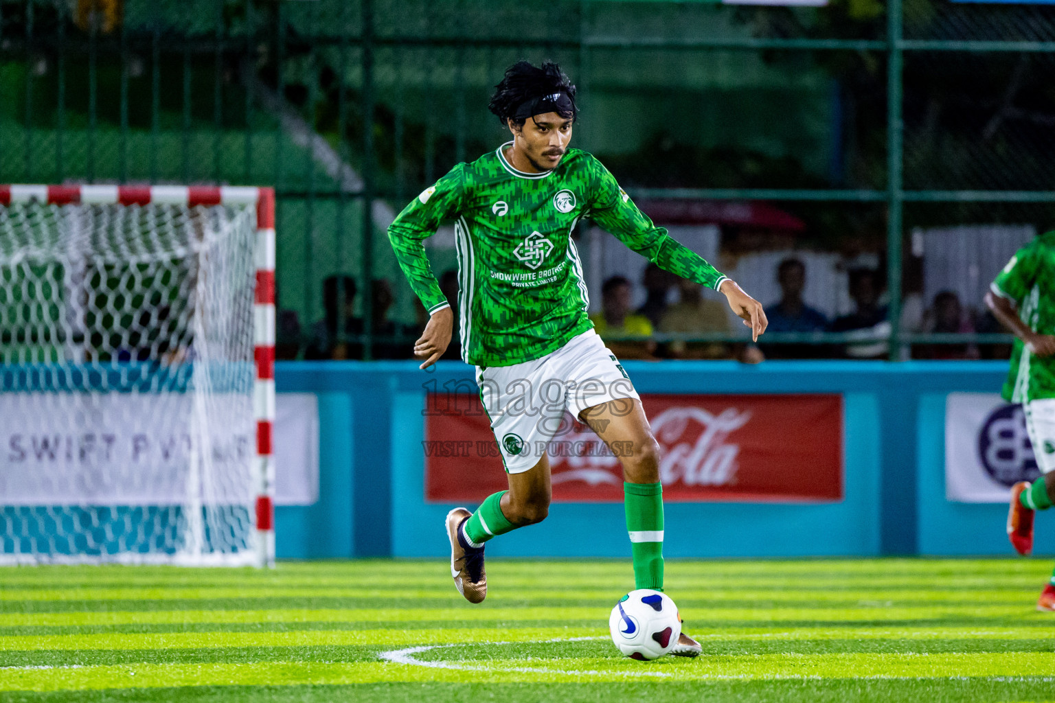 Fools SC vs FC Baaz in Day 2 of Laamehi Dhiggaru Ekuveri Futsal Challenge 2024 was held on Saturday, 27th July 2024, at Dhiggaru Futsal Ground, Dhiggaru, Maldives Photos: Nausham Waheed / images.mv