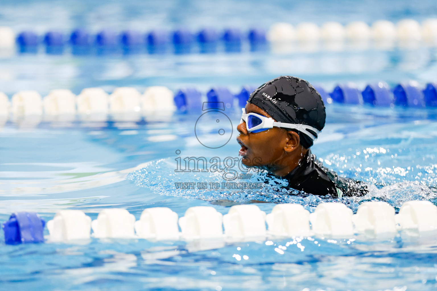 Day 1 of BML 6th National Kids Swimming Kids Festival 2025 held in Hulhumale', Maldives on Monday, 3rd November 2024. Photos: Hassan Simah / images.mv