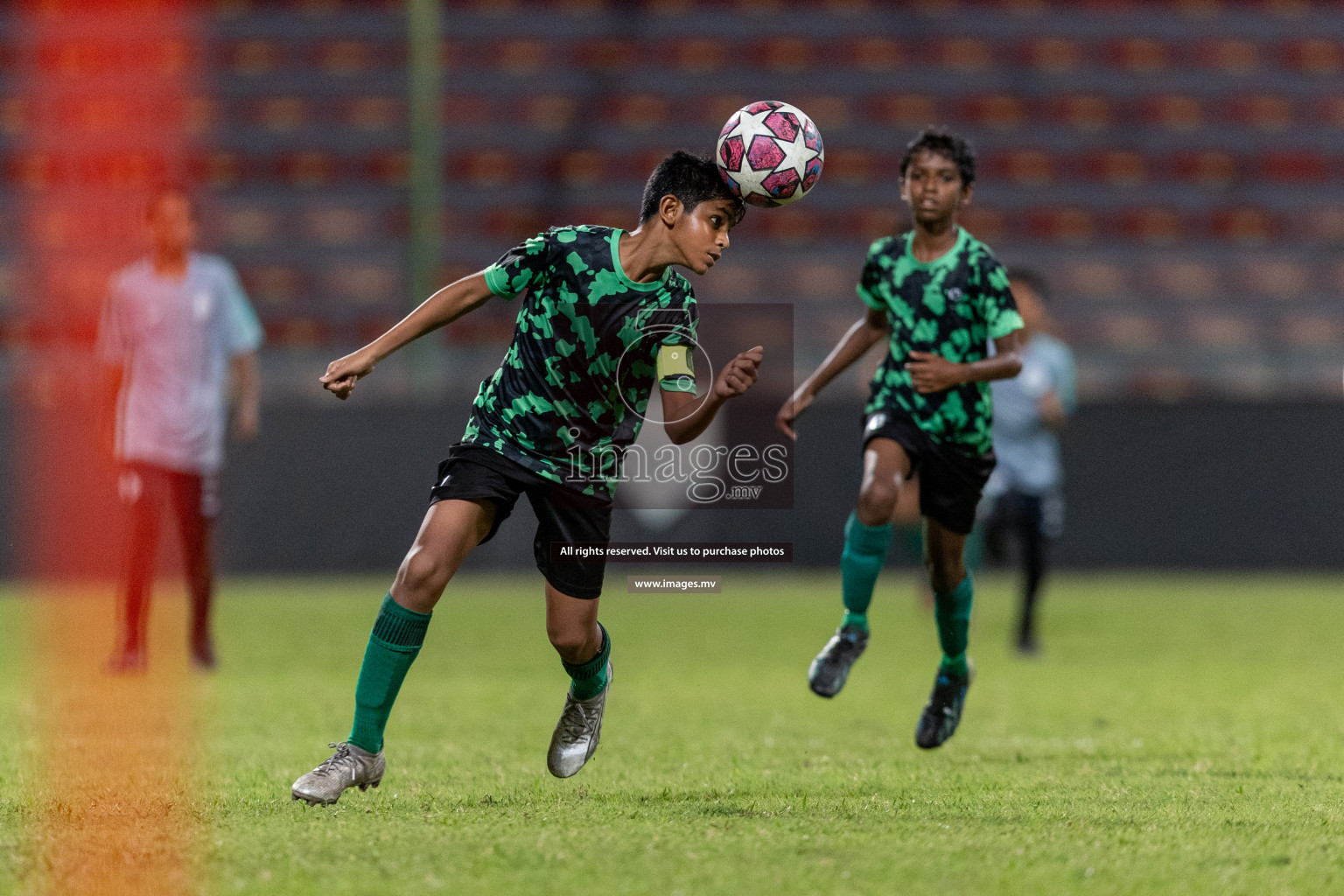 Kalaafaanu School vs Ahmadhiyya International School in the Final of FAM U13 Inter School Football Tournament 2022/23 was held in National Football Stadium on Sunday, 11th June 2023. Photos: Ismail Thoriq / images.mv