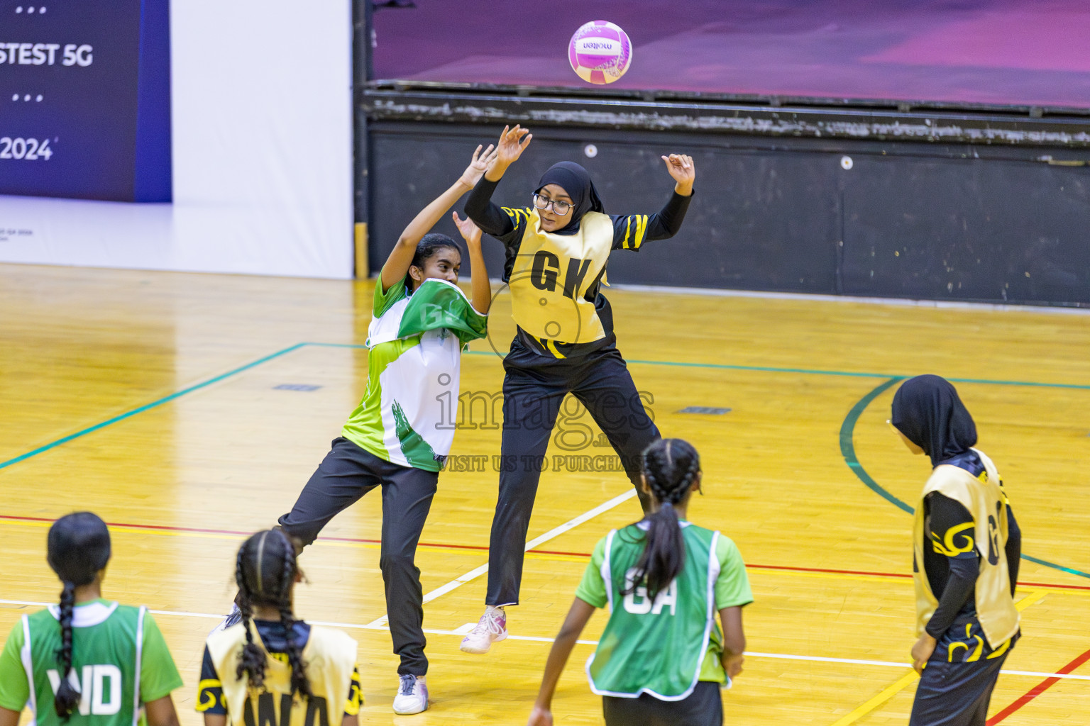 Day 14 of 26th Inter-School Netball Tournament 2025 was held in Social Center Indoor Hall on Tuesday, 4th November 2025. Photos: Areef Adam / images.mv