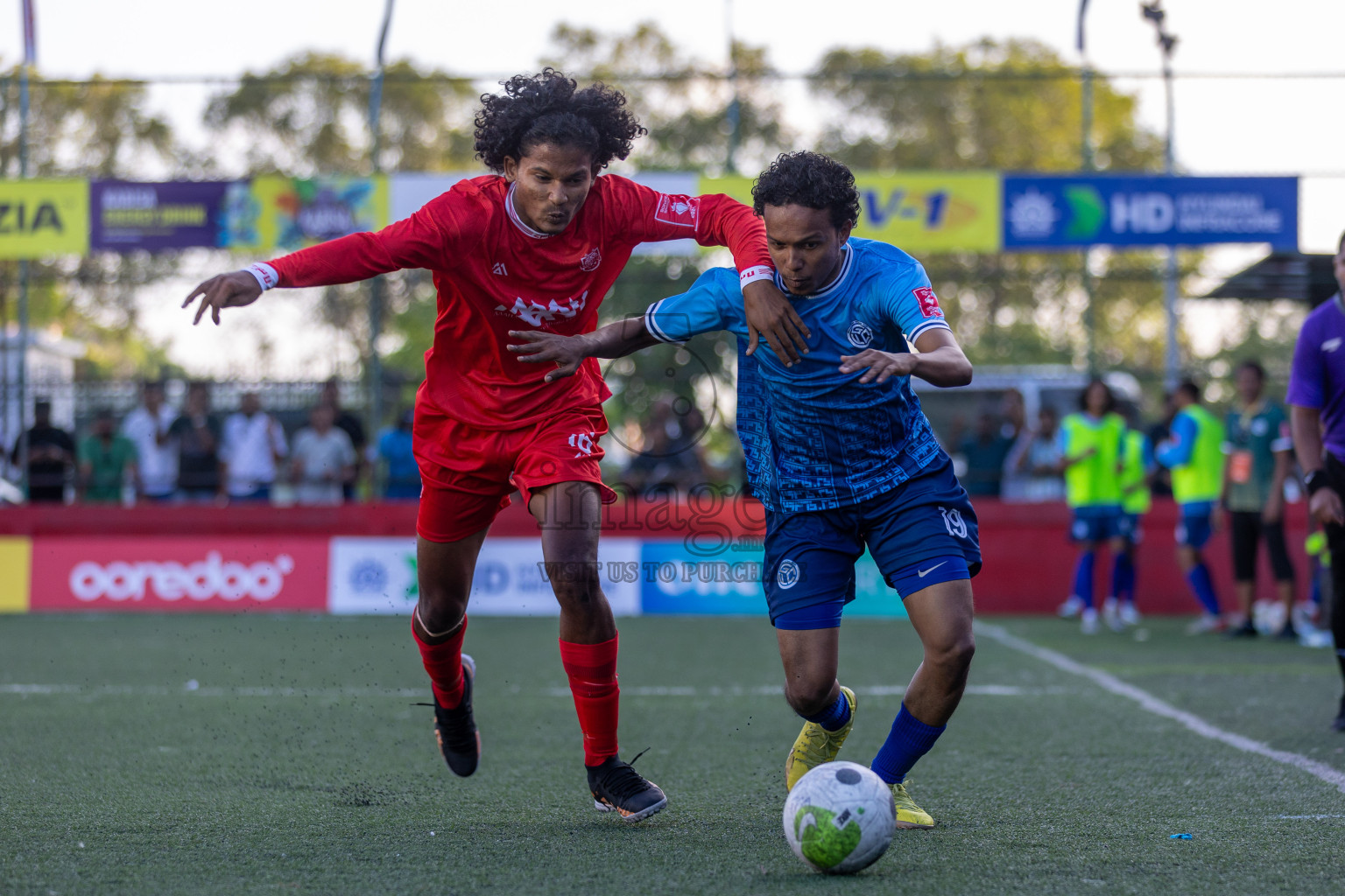 GA Kondey vs GA Gemanafushi in Day 5 of Golden Futsal Challenge 2024 was held on Friday, 19th January 2024, in Hulhumale', Maldives Photos: Mohamed Mahfooz Moosa / images.mv