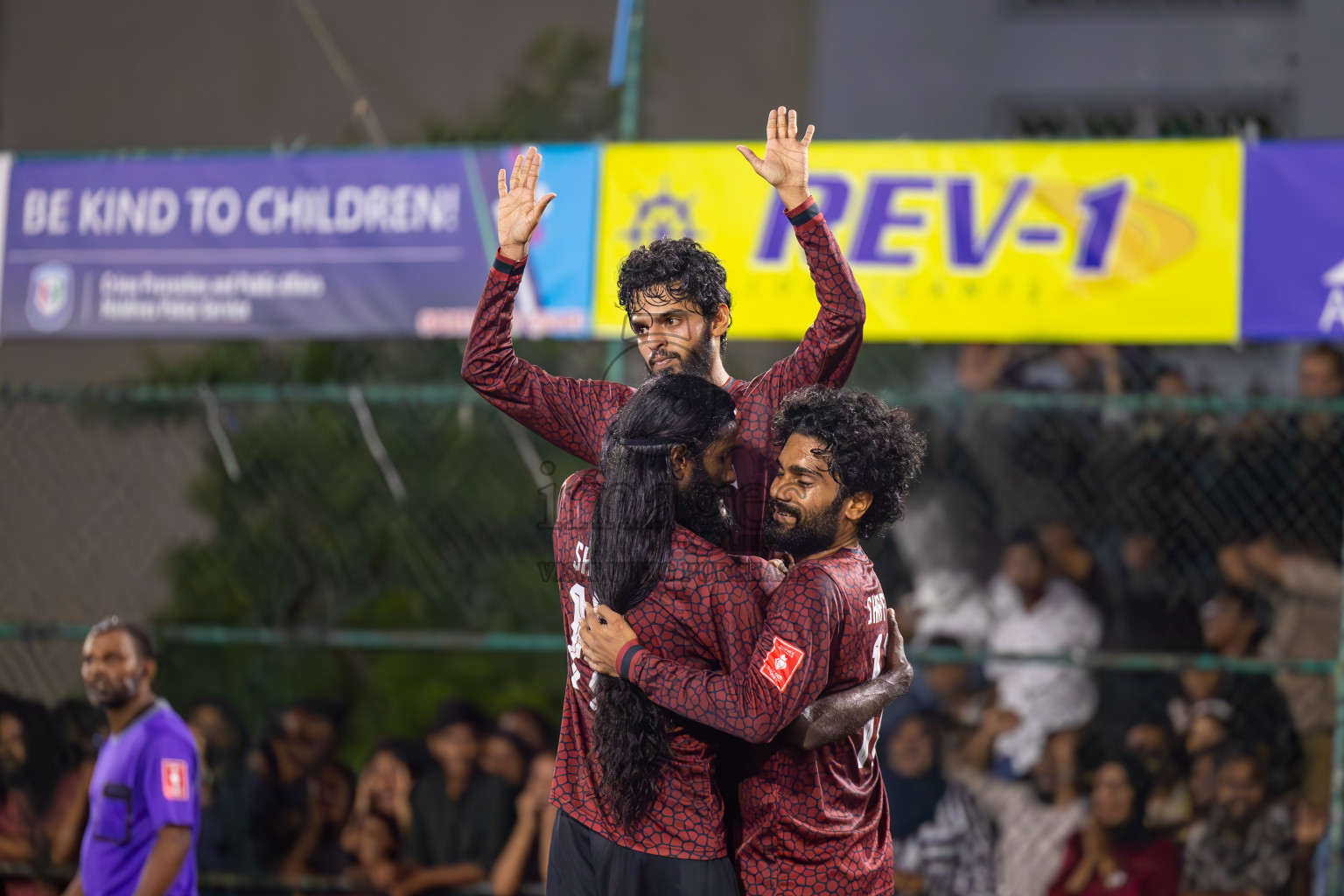 Vilimale vs S Hithadhoo in Quarter Finals of Golden Futsal Challenge 2024 which was held on Friday, 1st March 2024, in Hulhumale', Maldives Photos: Ismail Thoriq / images.mv