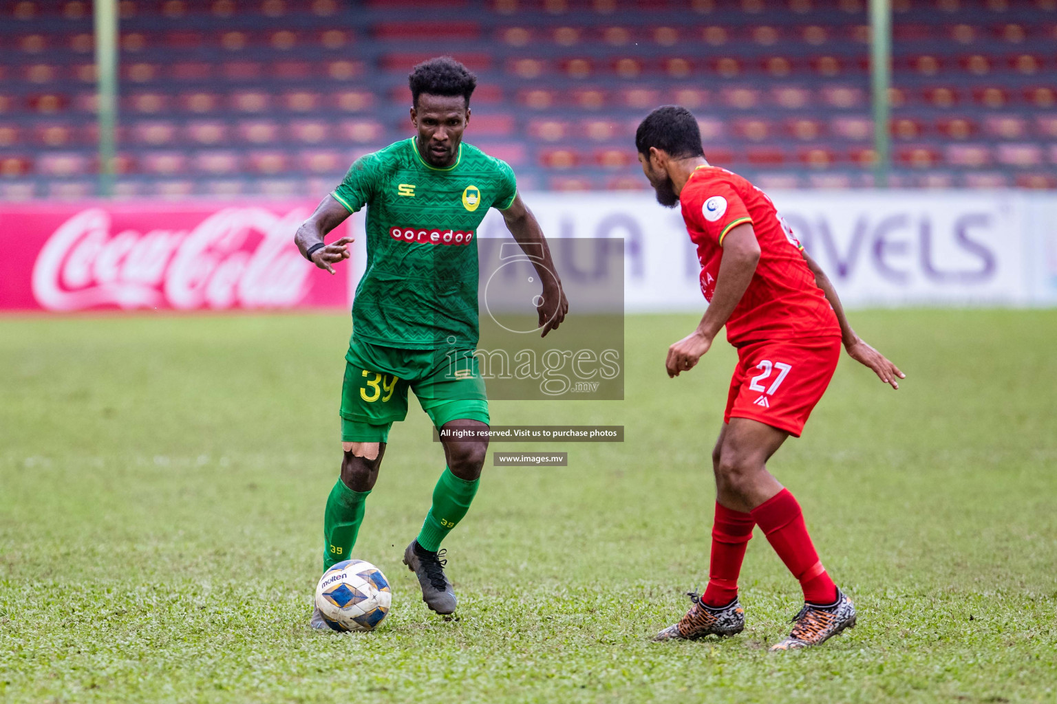 Maziya vs Da Grande in the Dhivehi Premier League 2022 on 22nd July 2022, held in National Football Stadium, Male', Maldives Photos: Nausham waheed / Images.mv