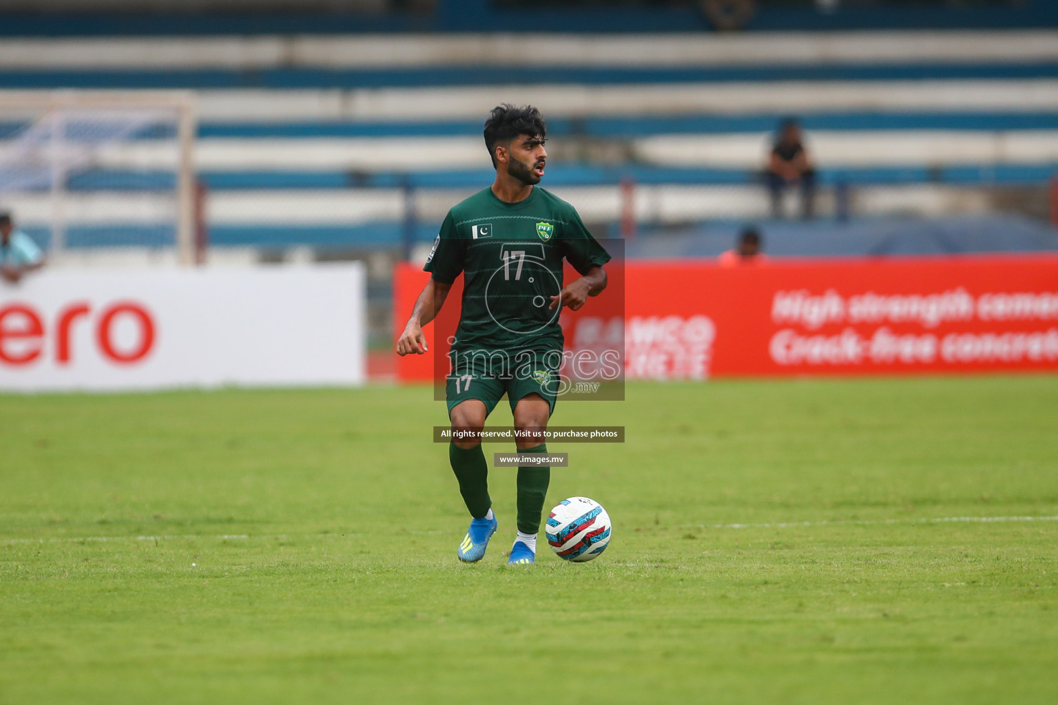 Pakistan vs Kuwait in SAFF Championship 2023 held in Sree Kanteerava Stadium, Bengaluru, India, on Saturday, 24th June 2023. Photos: Nausham Waheed, Hassan Simah / images.mv