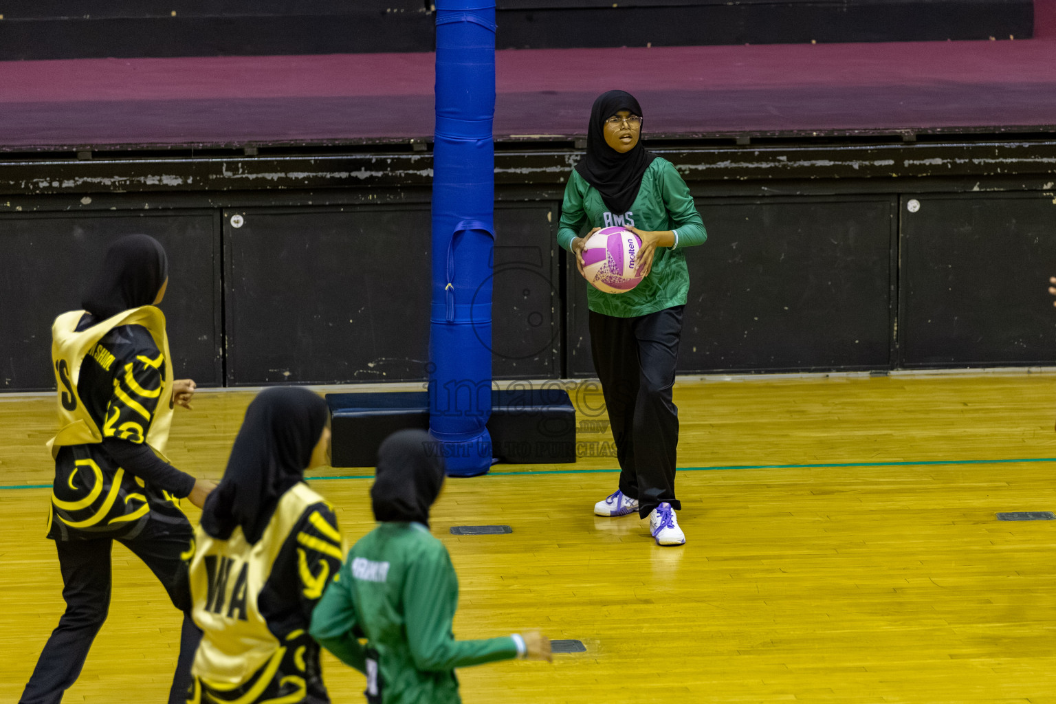 Day 8 of 26th Inter-School Netball Tournament 2025 was held in Social Center Indoor Hall on Sunday, 26th October 2025. Photos: Hassan Simah / images.mv