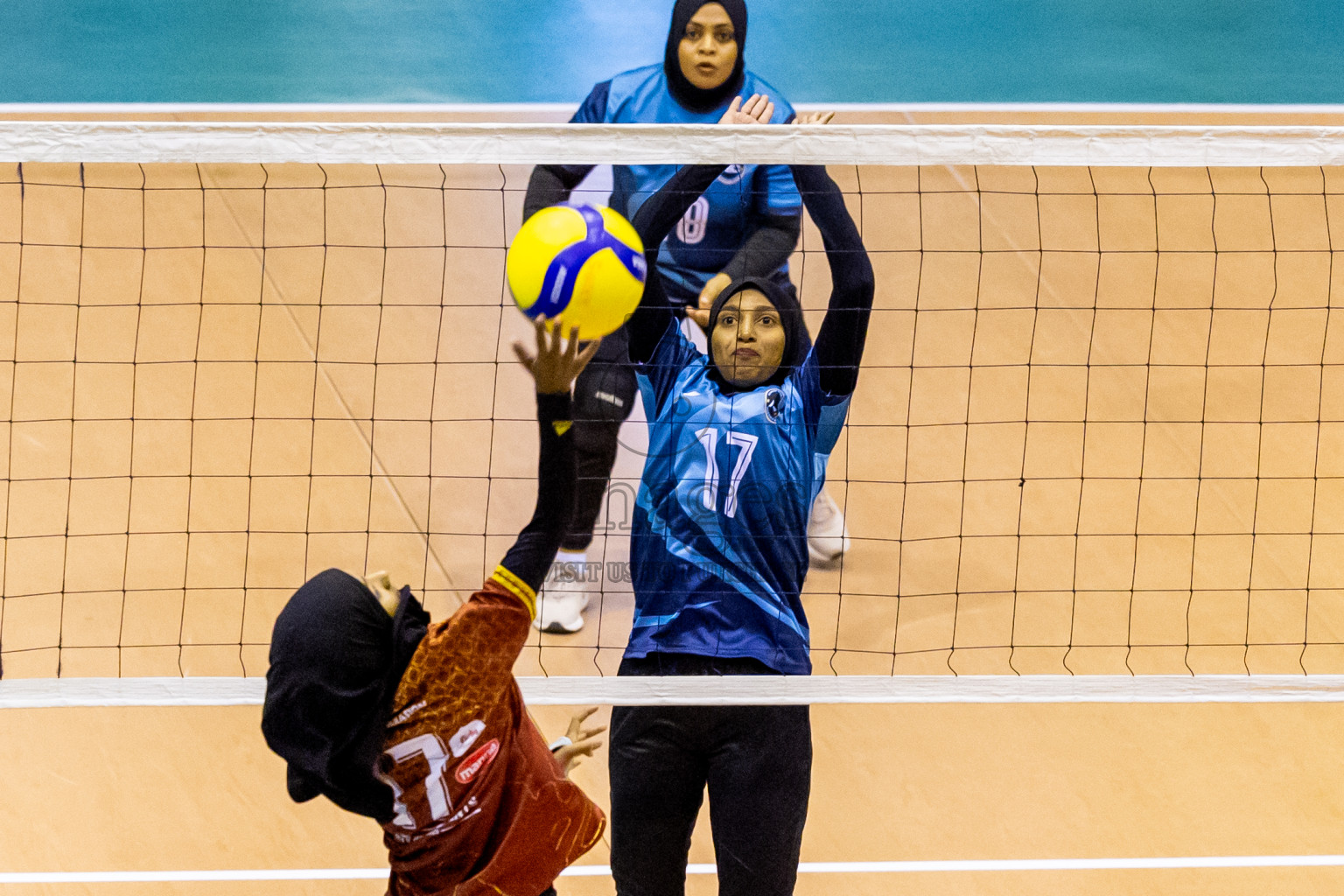 Day 2 of Women's Division of Milo VAM Cup 2024 held in Male', Maldives on Wednesday, 9th July 2024 at Social Center Indoor Hall Photos By: Nausham Waheed / images.mv