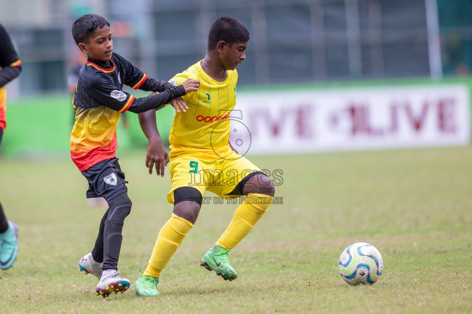 Eagles vs Maziya (U12) in Dhivehi Youth League 2024 - Day 2. Matches held at Henveiru Stadium on 22nd November 2024 , Friday. Photos: Shuu Abdul Sattar/ Images.mv