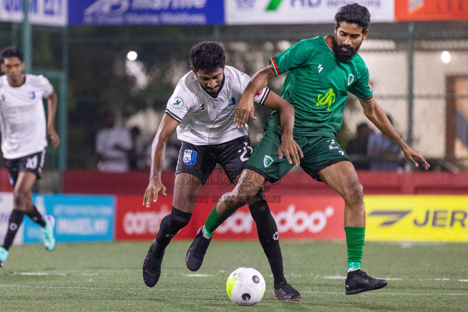 HDh Finey vs HDh Hanimaadhoo in Golden Futsal Challenge 2024 was held on Tuesday, 16th January 2024, in Hulhumale', Maldives
Photos: Ismail Thoriq / images.mv