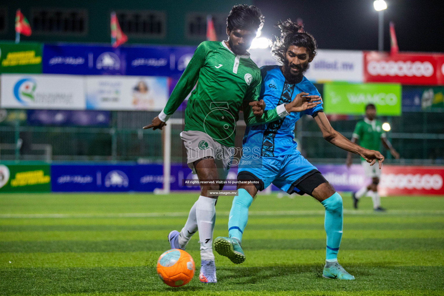 Team FSM vs Club HDC in the Quarter Finals of Club Maldives 2021 held at Hulhumale;, on 12th December 2021 Photos: Ismail Thoriq / images.mv